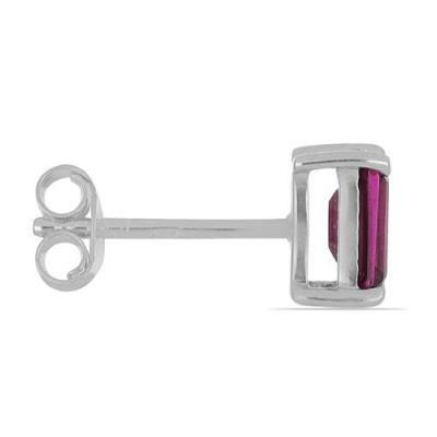 BUY 925 SILVER NATURAL RHODOLITE GEMSTONE EARRINGS